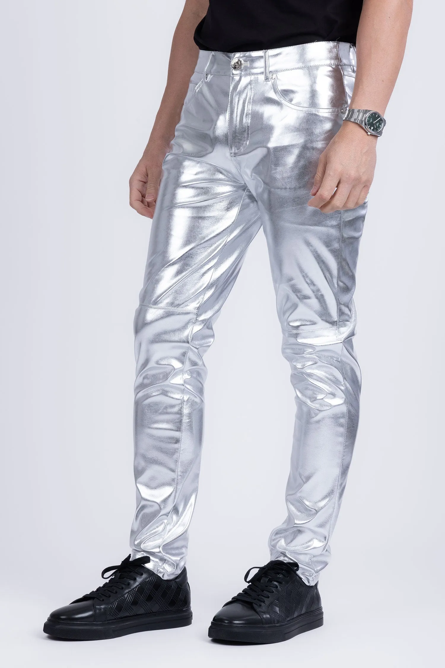 Geneve Faux Leather Pants