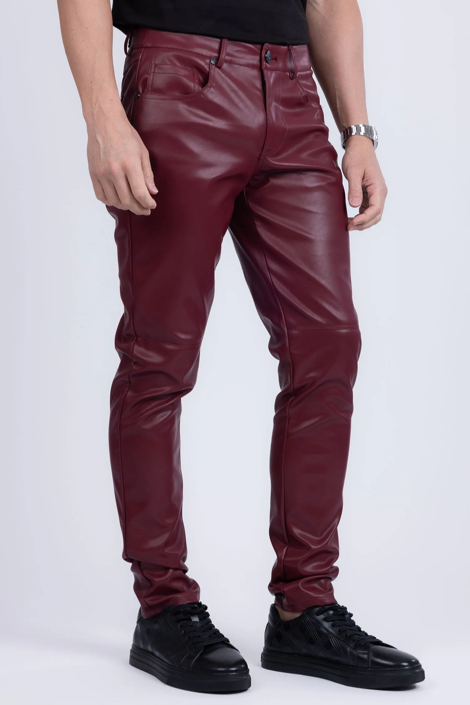 Geneve Faux Leather Pants