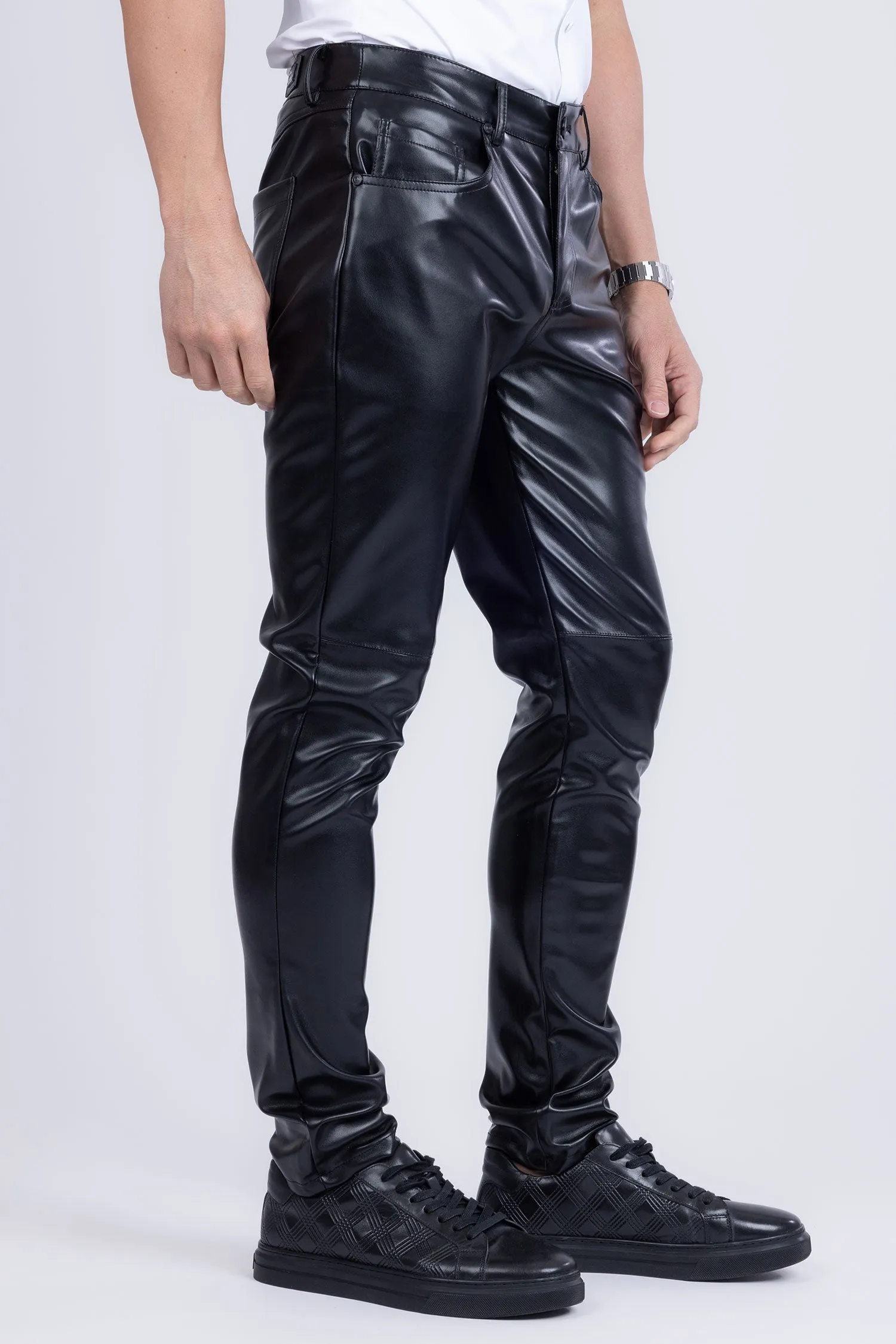 Geneve Faux Leather Pants