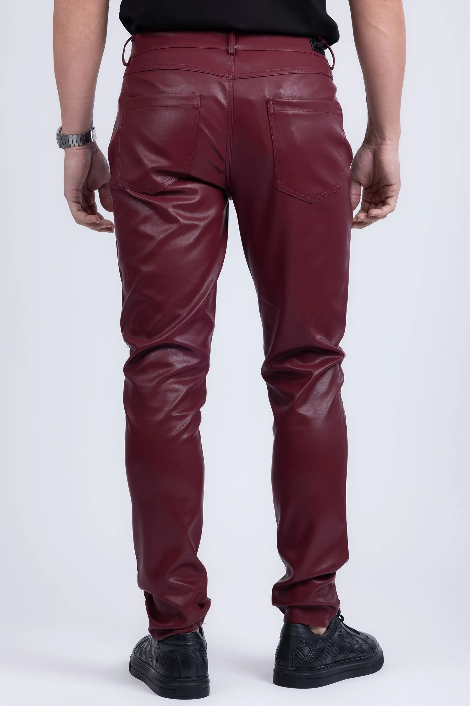 Geneve Faux Leather Pants