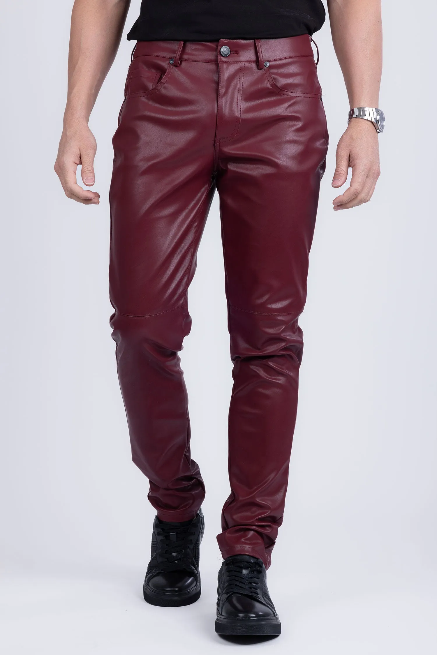 Geneve Faux Leather Pants