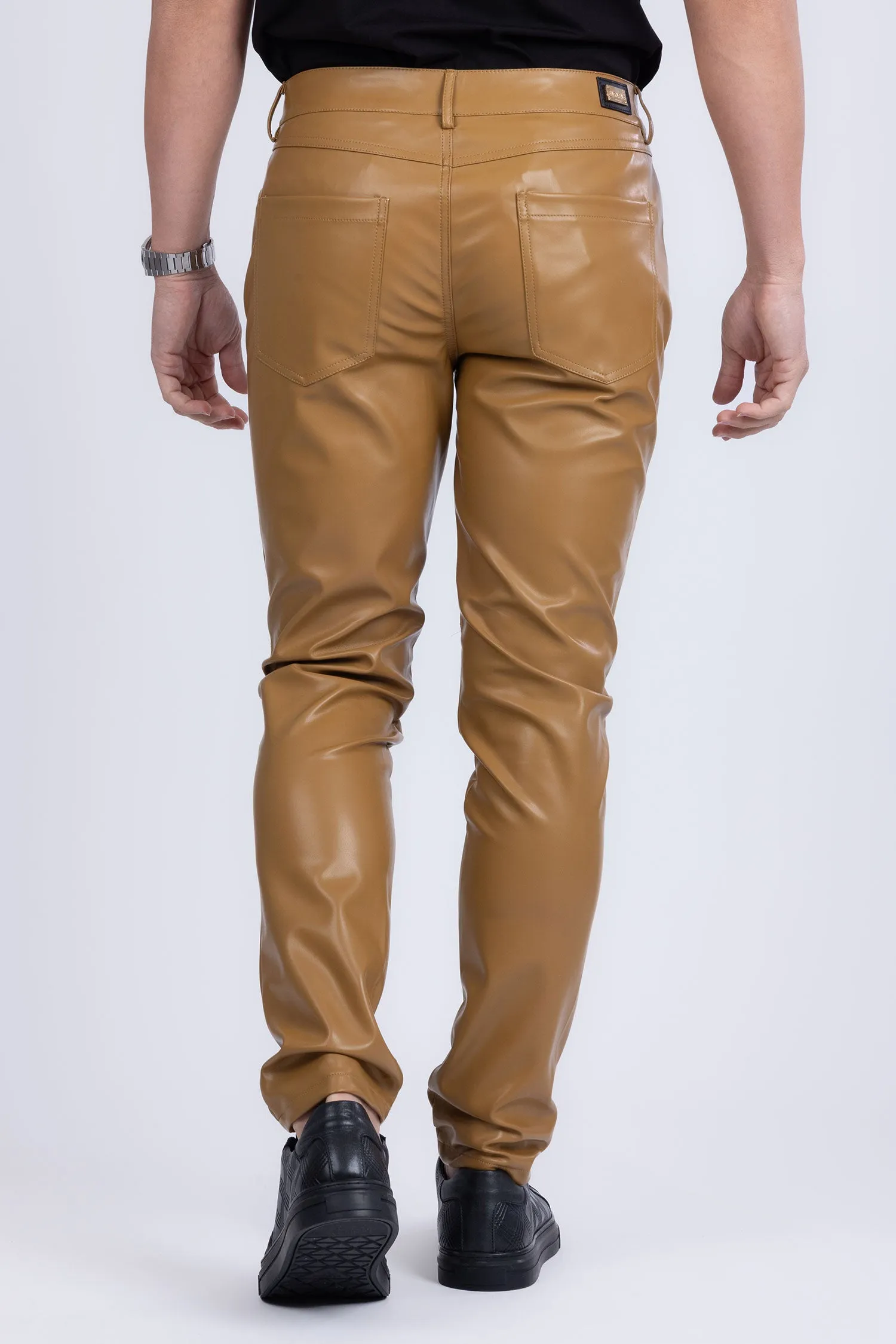Geneve Faux Leather Pants