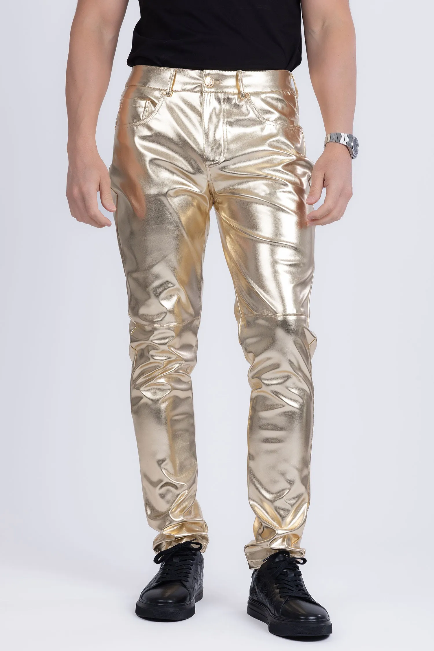 Geneve Faux Leather Pants
