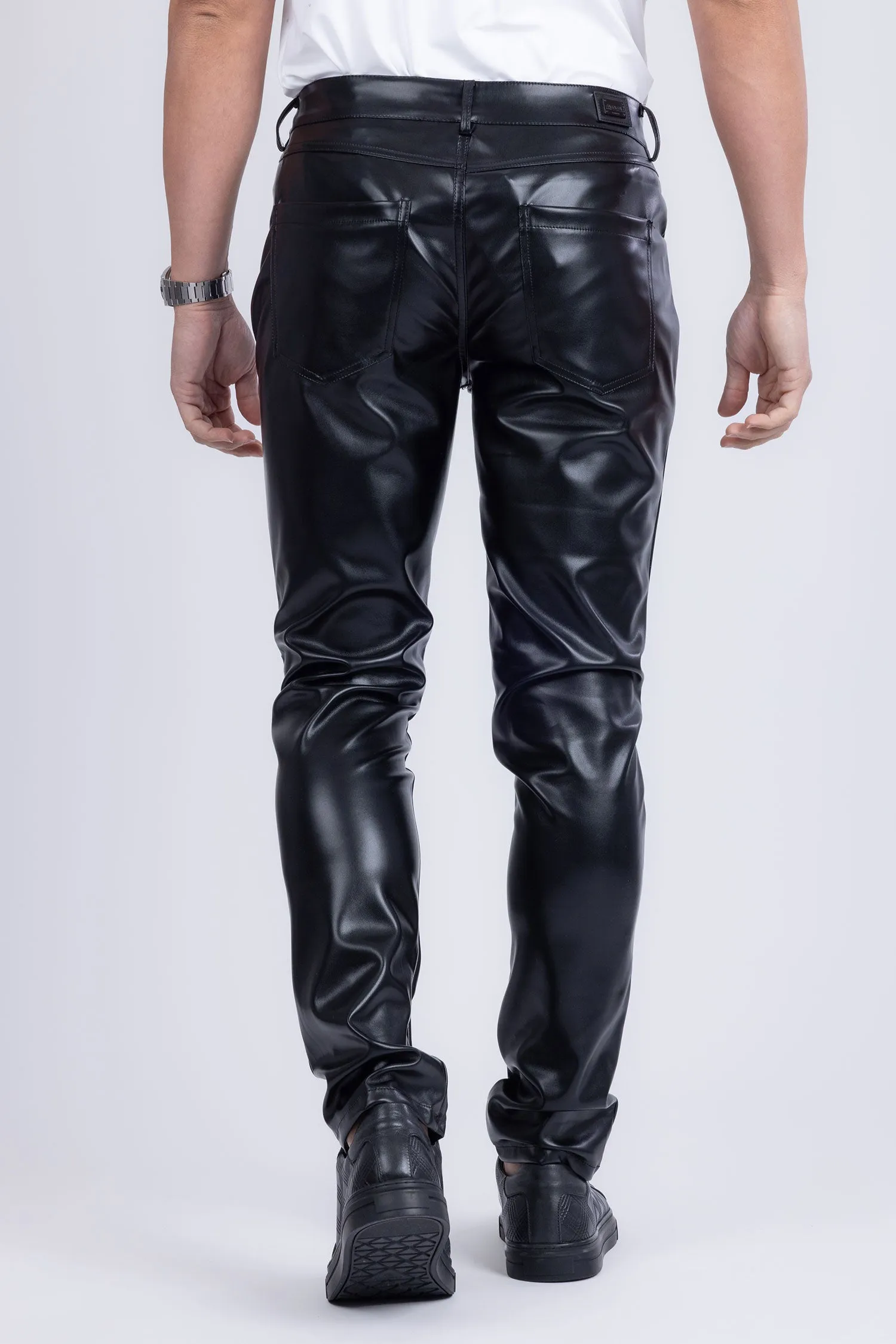 Geneve Faux Leather Pants