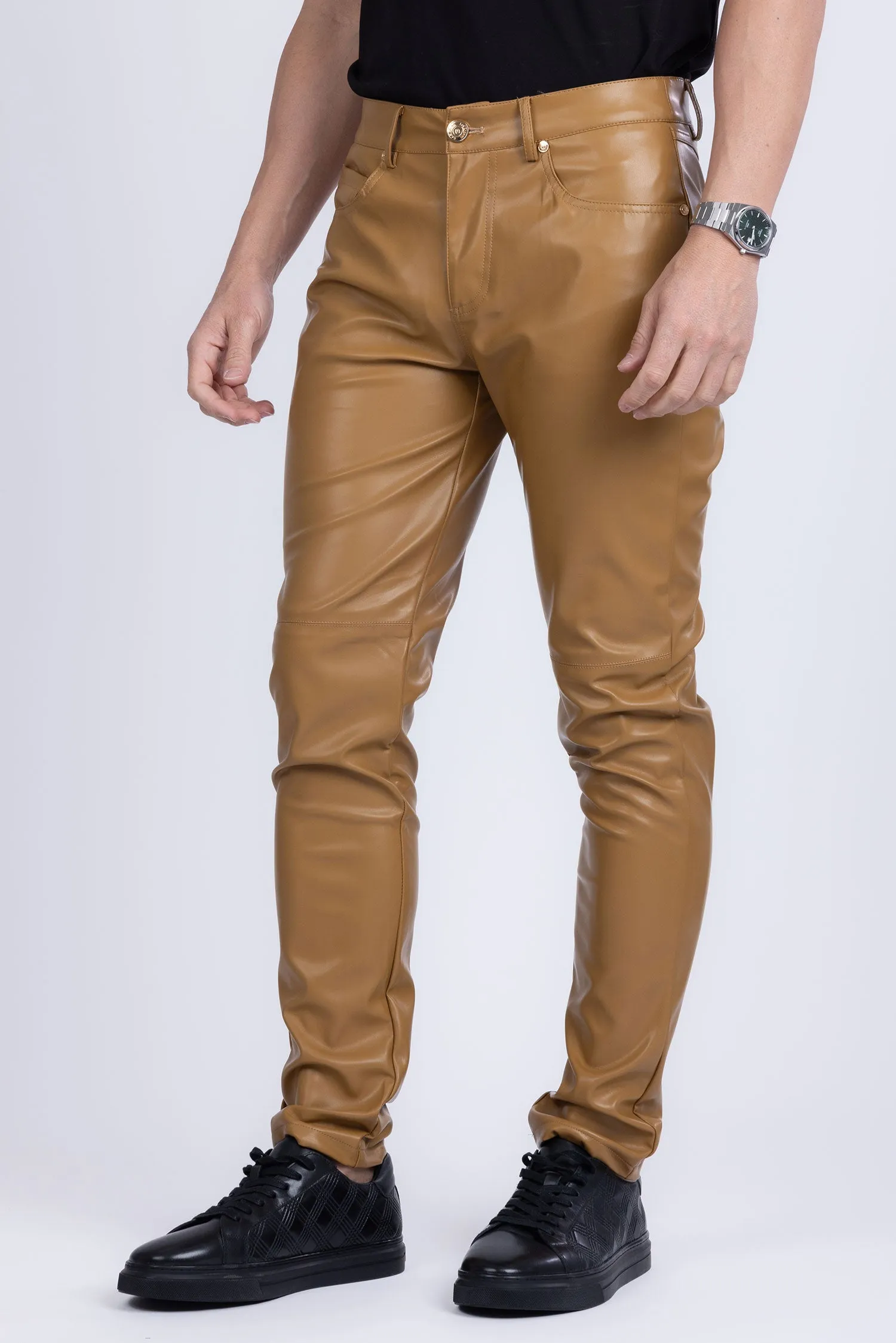 Geneve Faux Leather Pants