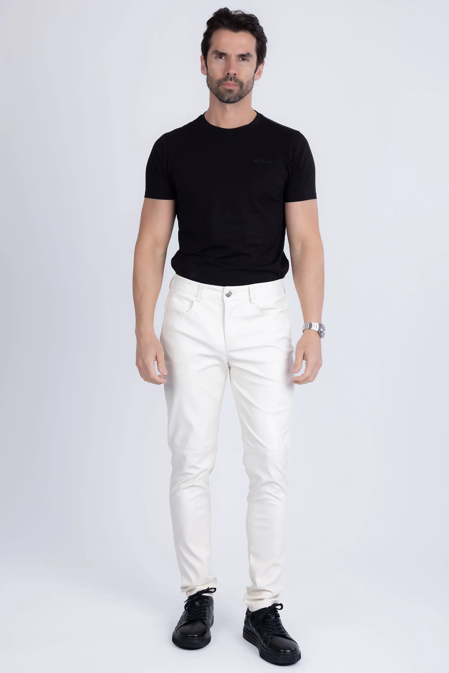 Geneve Faux Leather Pants