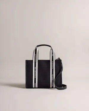 Georjea Branded Webbing Canvas Small Tote