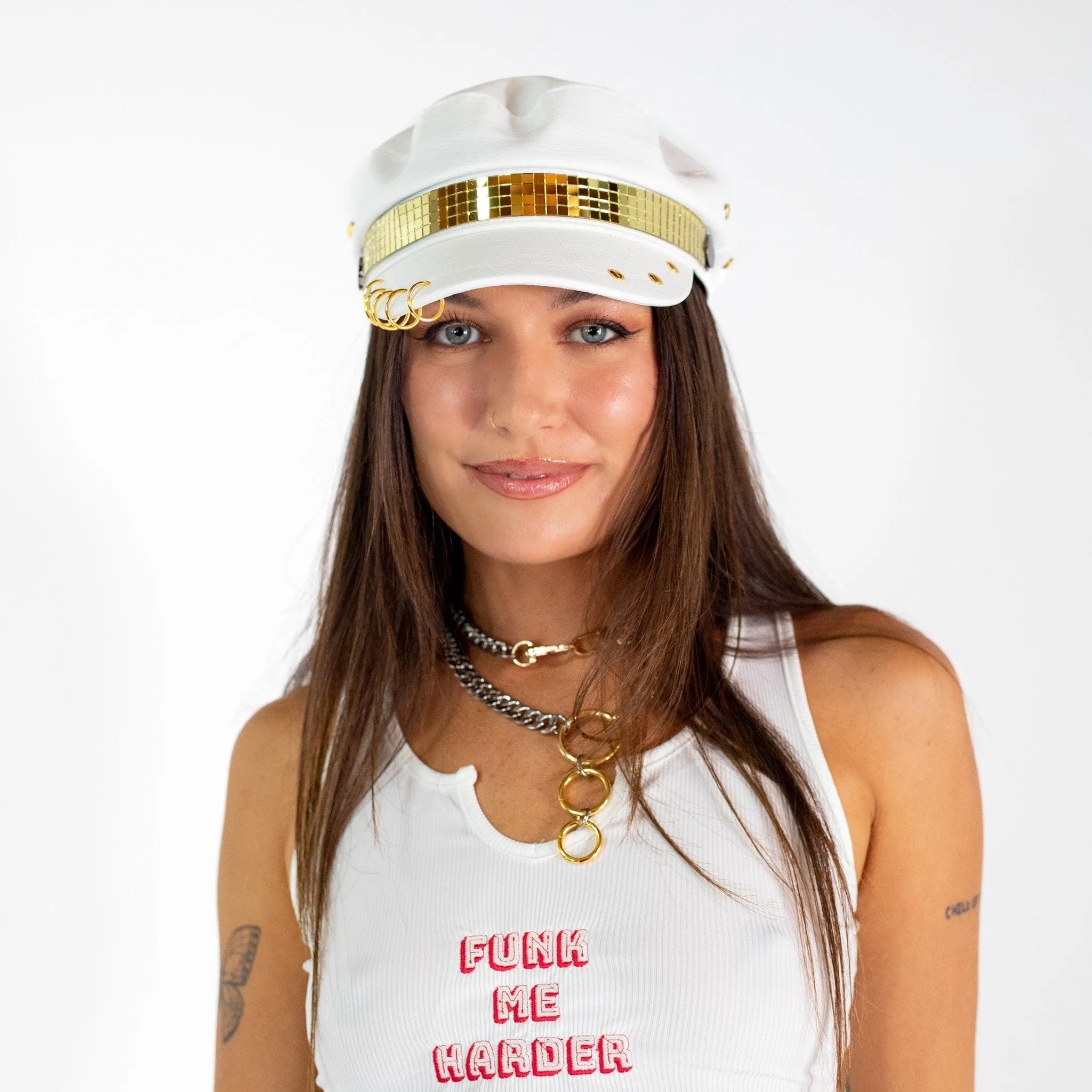 Golden Disco Fisherman Cap