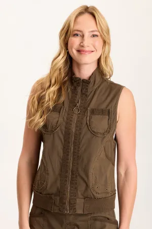 Grindelle Poplin Jersey Cargo Vest