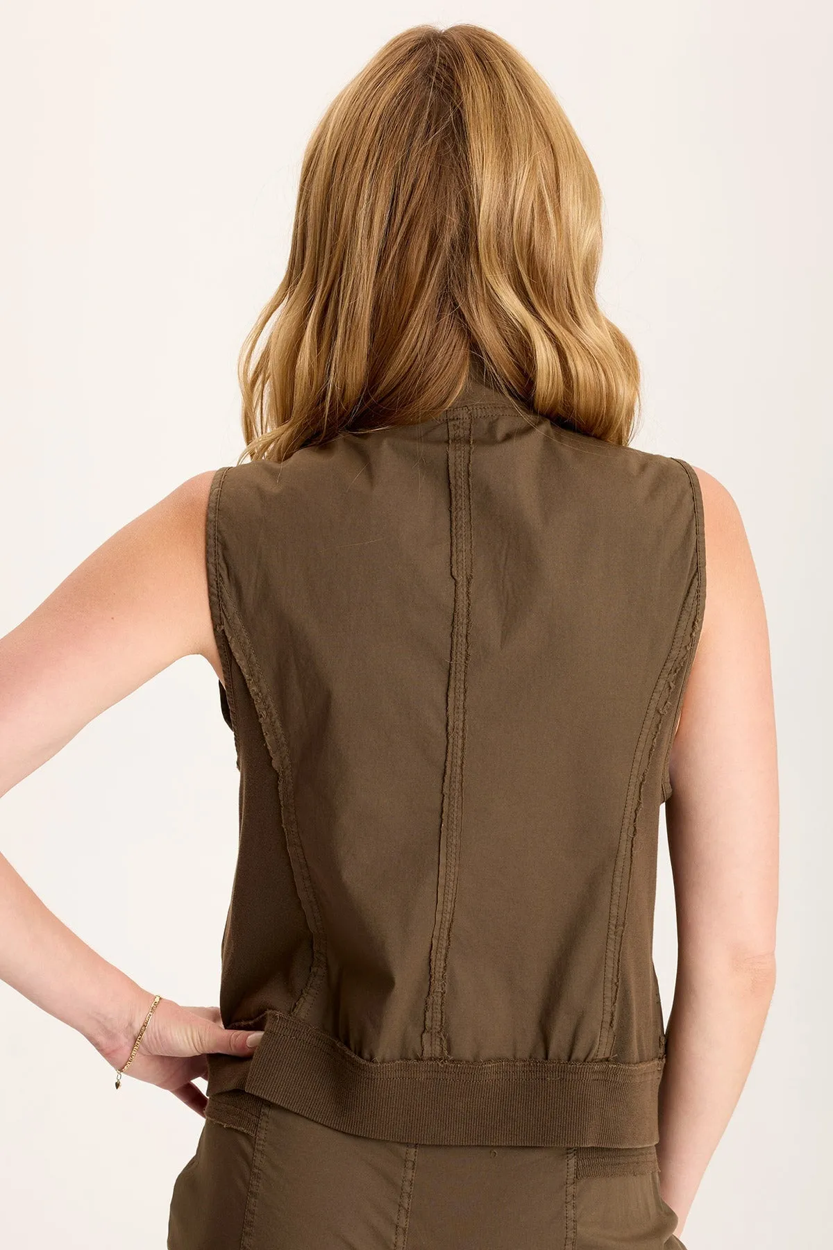 Grindelle Poplin Jersey Cargo Vest