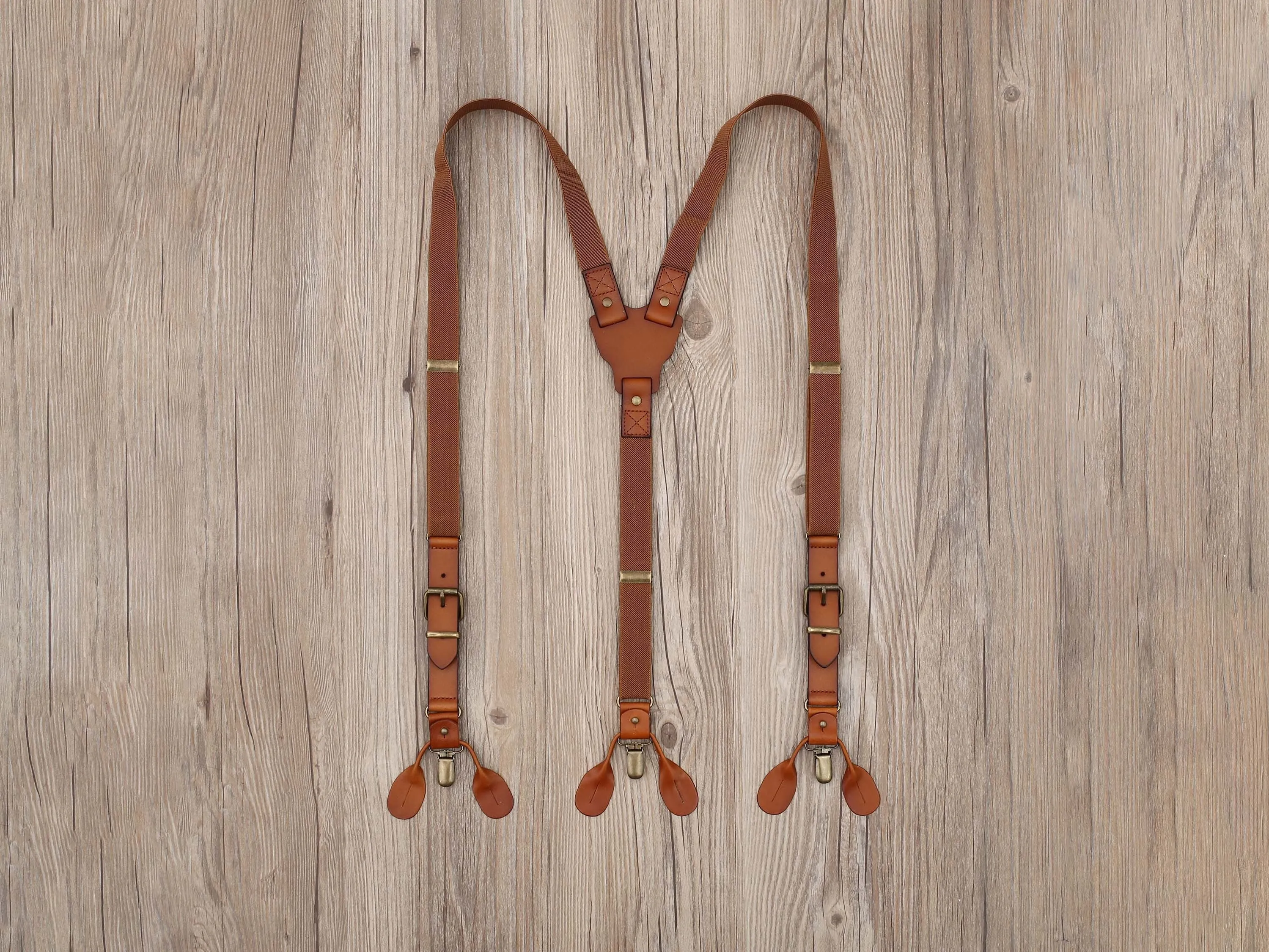 Groomsmen Gifts Personalized Natural Leather Suspenders Groomsmen Suspenders Wedding Suspenders Best Man Gift