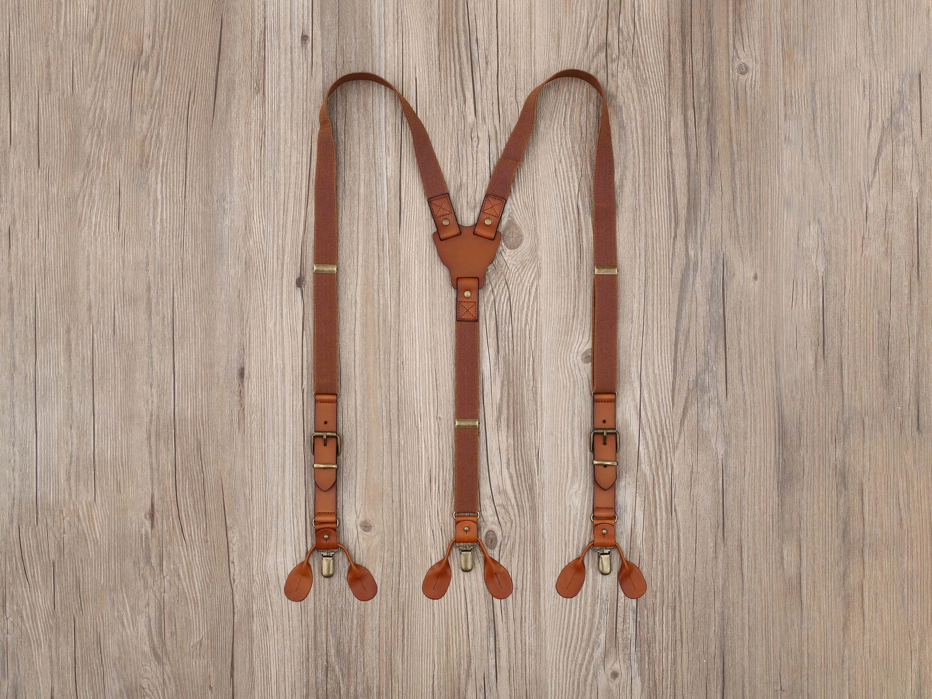 Groomsmen Suspenders Wedding Suspenders Best Man Gift Groomsmen Gifts Personalized Natural Leather Suspenders