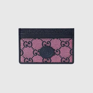 Gucci Canvas GG Multicolor Monogram Card Holder