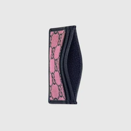 Gucci Canvas GG Multicolor Monogram Card Holder
