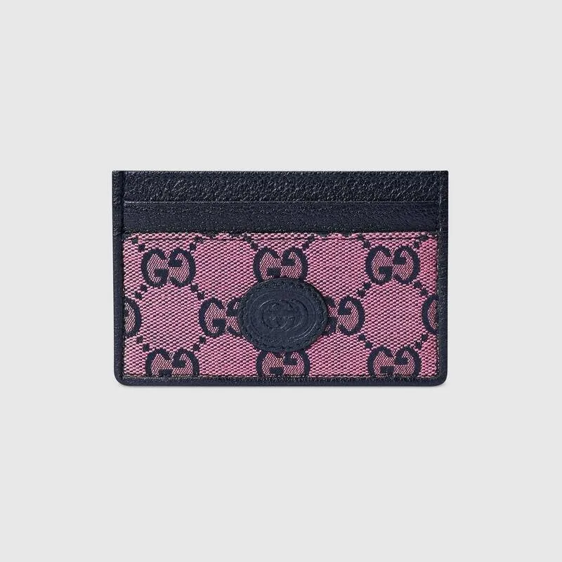 Gucci Canvas GG Multicolor Monogram Card Holder