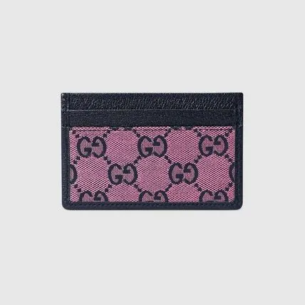 Gucci Canvas GG Multicolor Monogram Card Holder