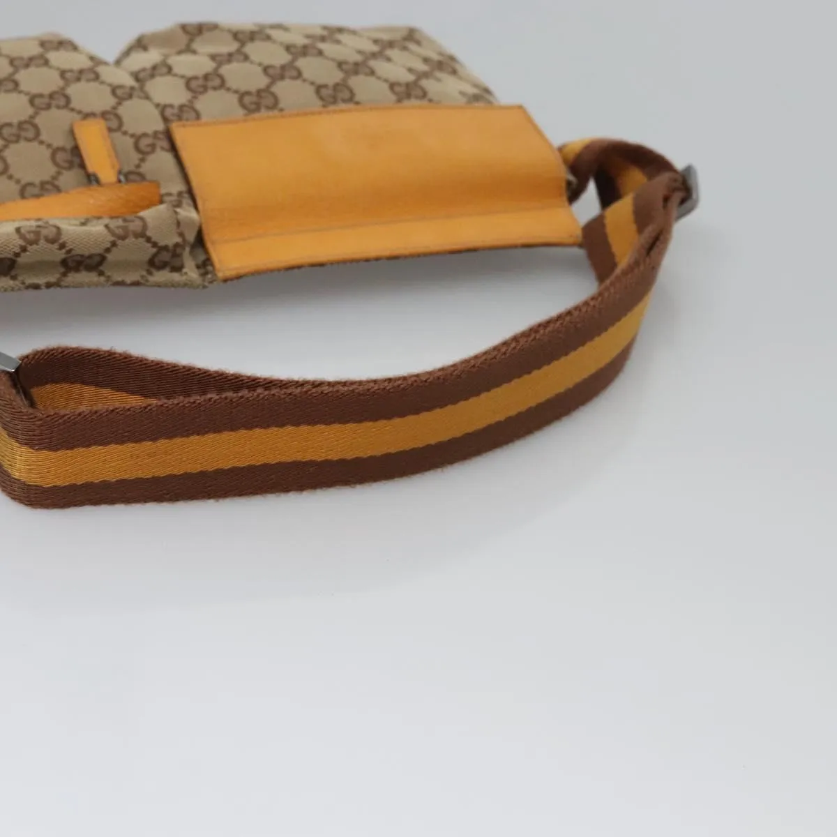 GUCCI canvas tan waist bumbag