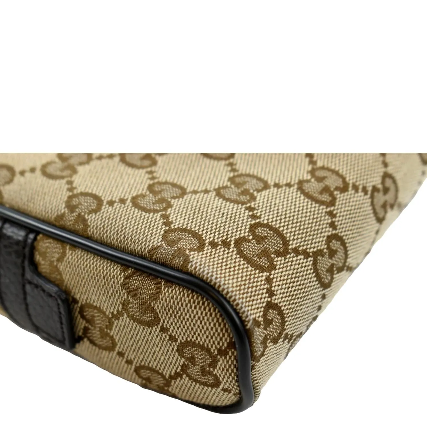 GUCCI GG Monogram Canvas Belt Bag Beige 449174