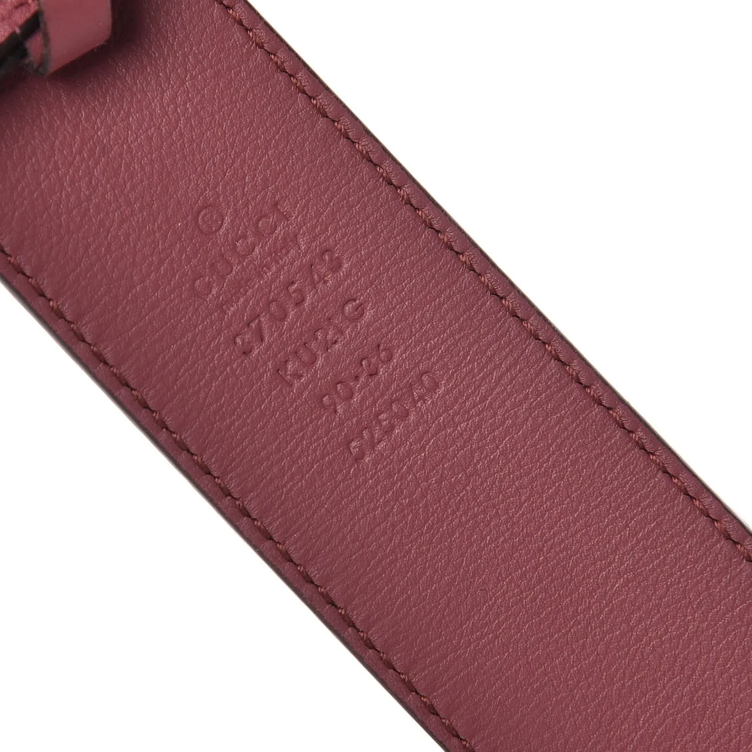 Gucci GG Supreme Monogram Blooms Print Belt in Pink