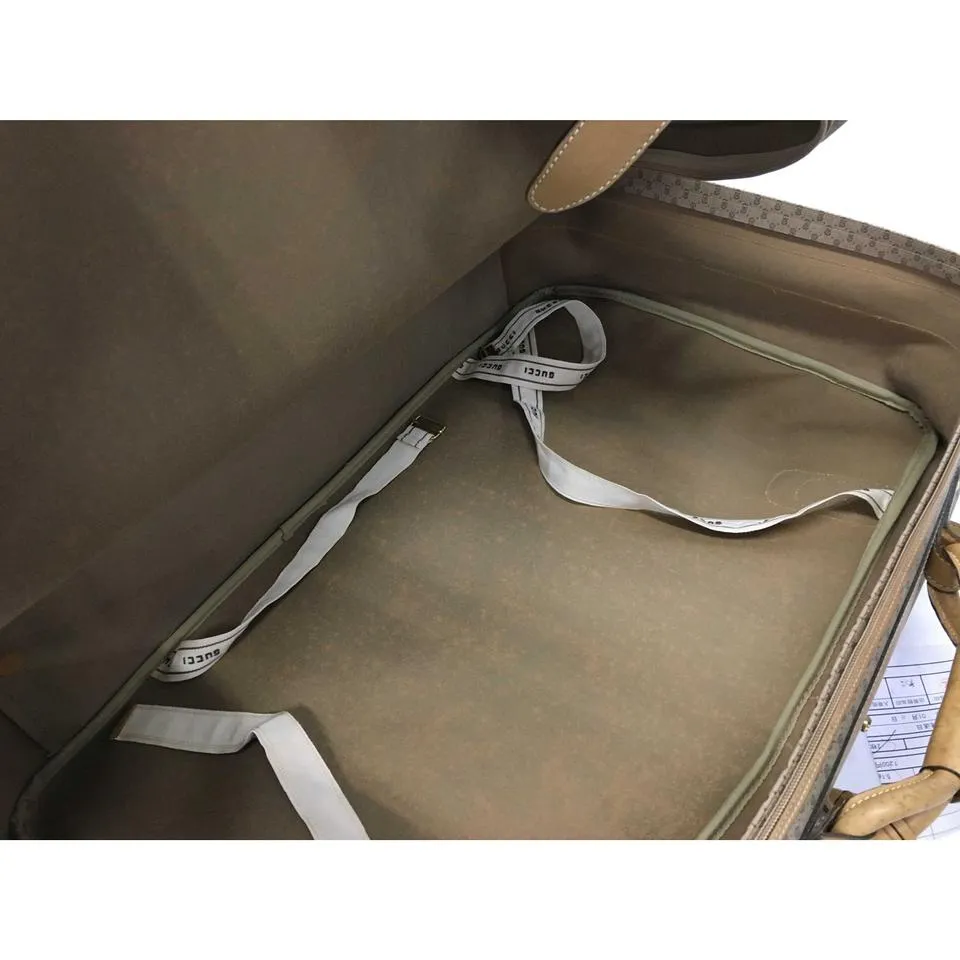 Gucci Large Micro GG Suitcase Luggage Bag 2g62