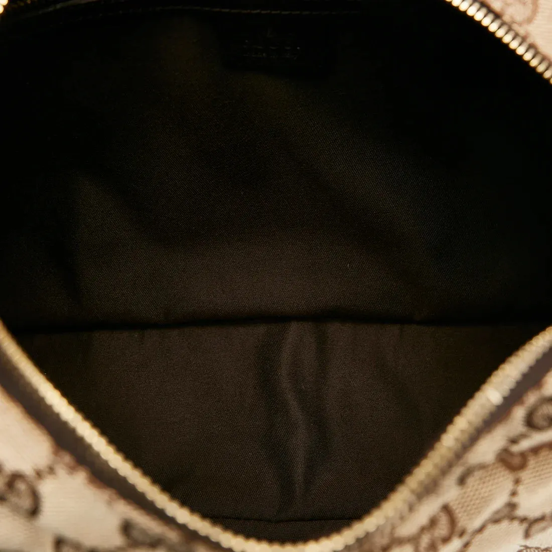 GUCCI monogram croissant horsebit hobo shoulderbag