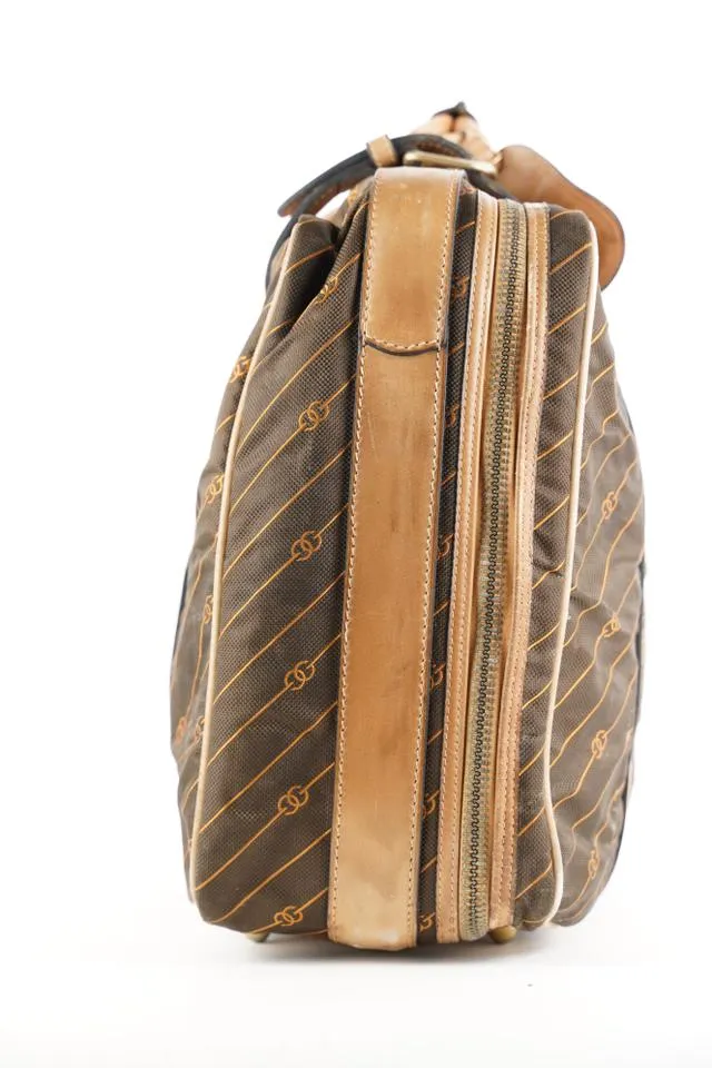 Gucci Monogram GG Stripe Luggage Suitcase 260ggs216