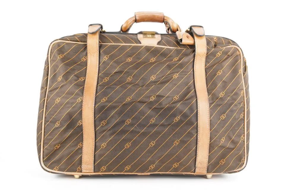 Gucci Monogram GG Stripe Luggage Suitcase 260ggs216