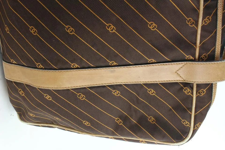 Gucci Rare Large Monogram Vintage Suitcase Luggage 24ggs721