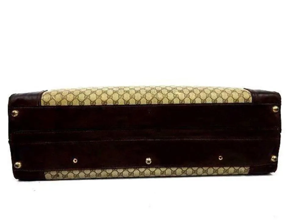 Gucci XL Supreme GG Monogram Trunk Suitcase Luggage Steamer 240691
