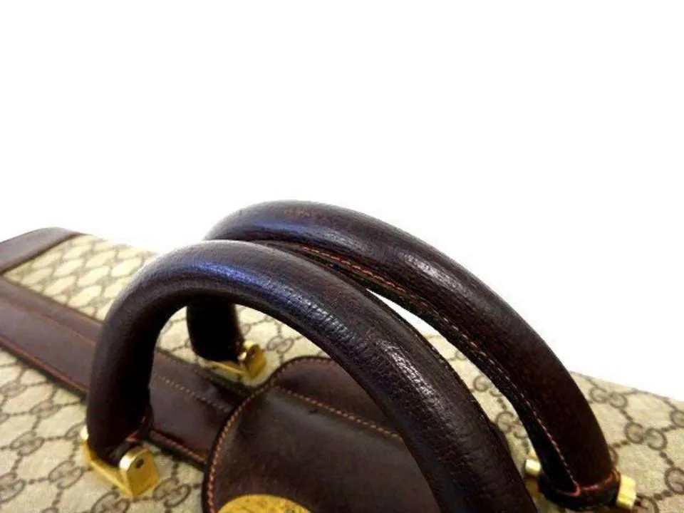 Gucci XL Supreme GG Monogram Trunk Suitcase Luggage Steamer 240691
