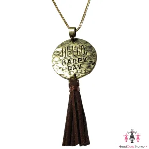 Happy Tassel Necklace