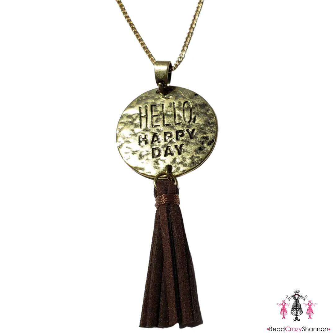 Happy Tassel Necklace