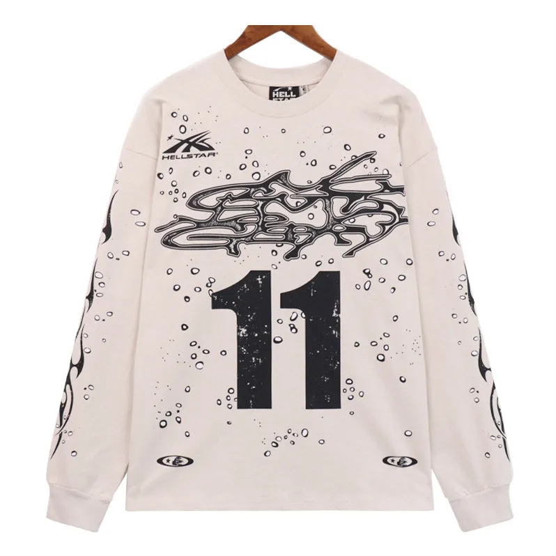 Hellstar terry fabric Long Sleeve Tee