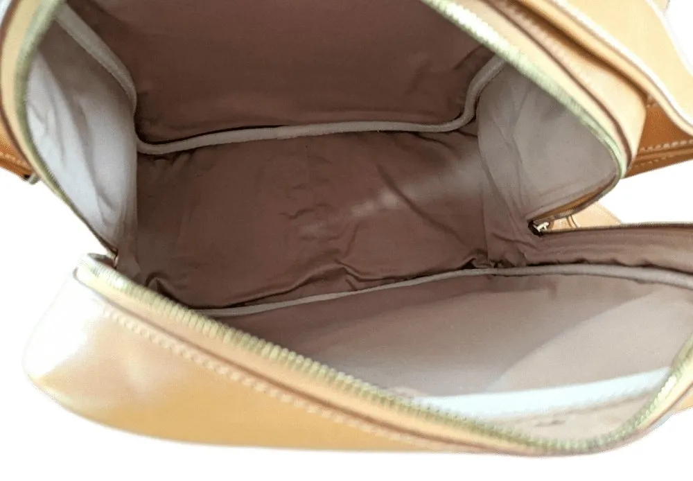 Hermes 1997 Natural Canvas and Leather VICTORIA CROSSBODY Travel Week-end Train Bag Superb condition in Dustbag!