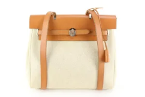 Hermès Beige Sac a Dos Herbag 2-in-1 53h429s