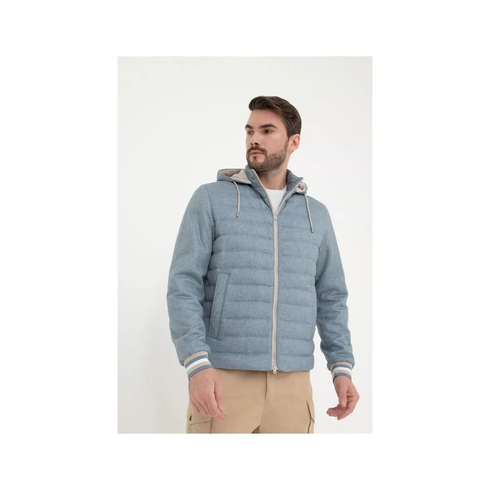 Herno Blue Silk Jacket