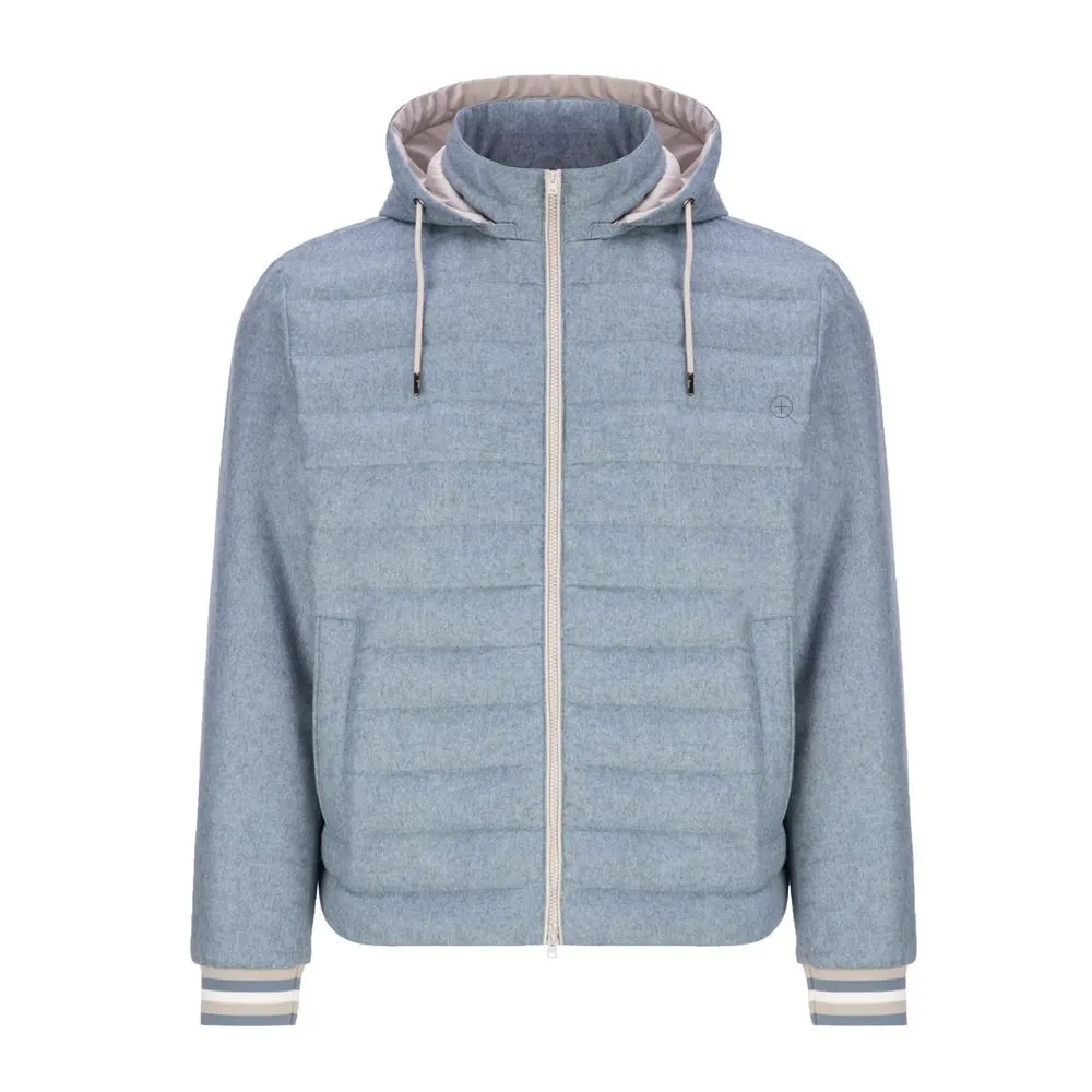 Herno Blue Silk Jacket