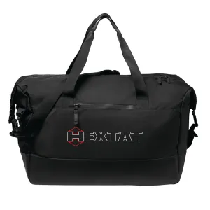 Hextat Black Embroidered Duffle Bag *Missing Strap*