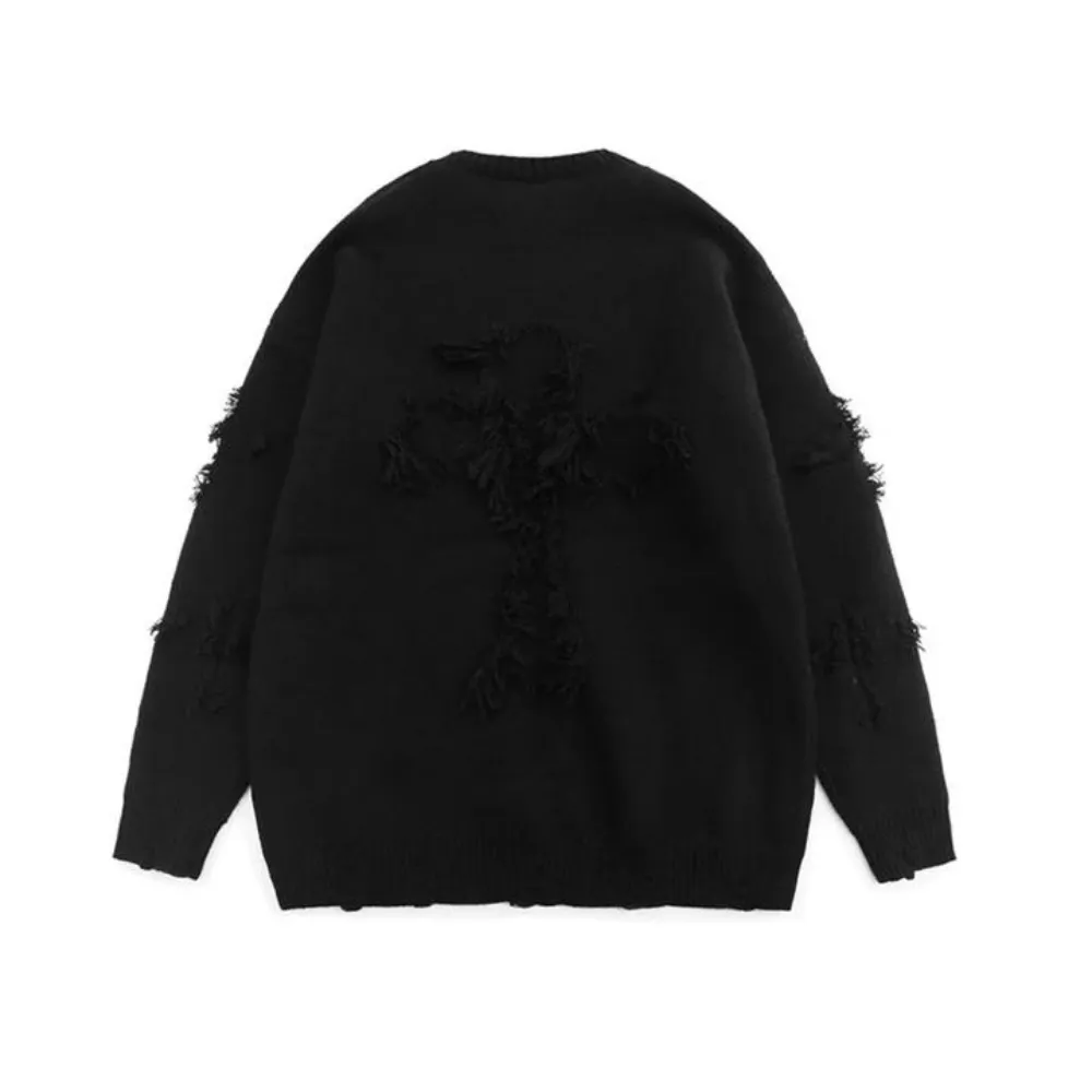 High Street Cross Tassel Sweater