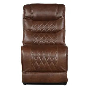 Homelegance Furniture Putnam Armless Chair in Brown 9405BR-AC