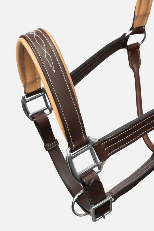 Horze Physical Sophistication Leather Halter Brown
