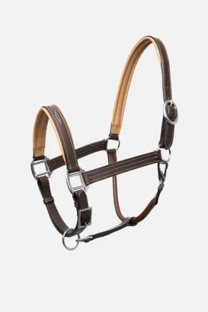 Horze Physical Sophistication Leather Halter Brown