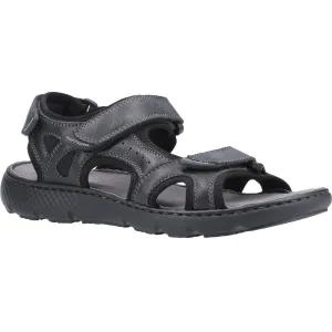 Hush Puppies Carter Strap Sandal Mens Summer in Black