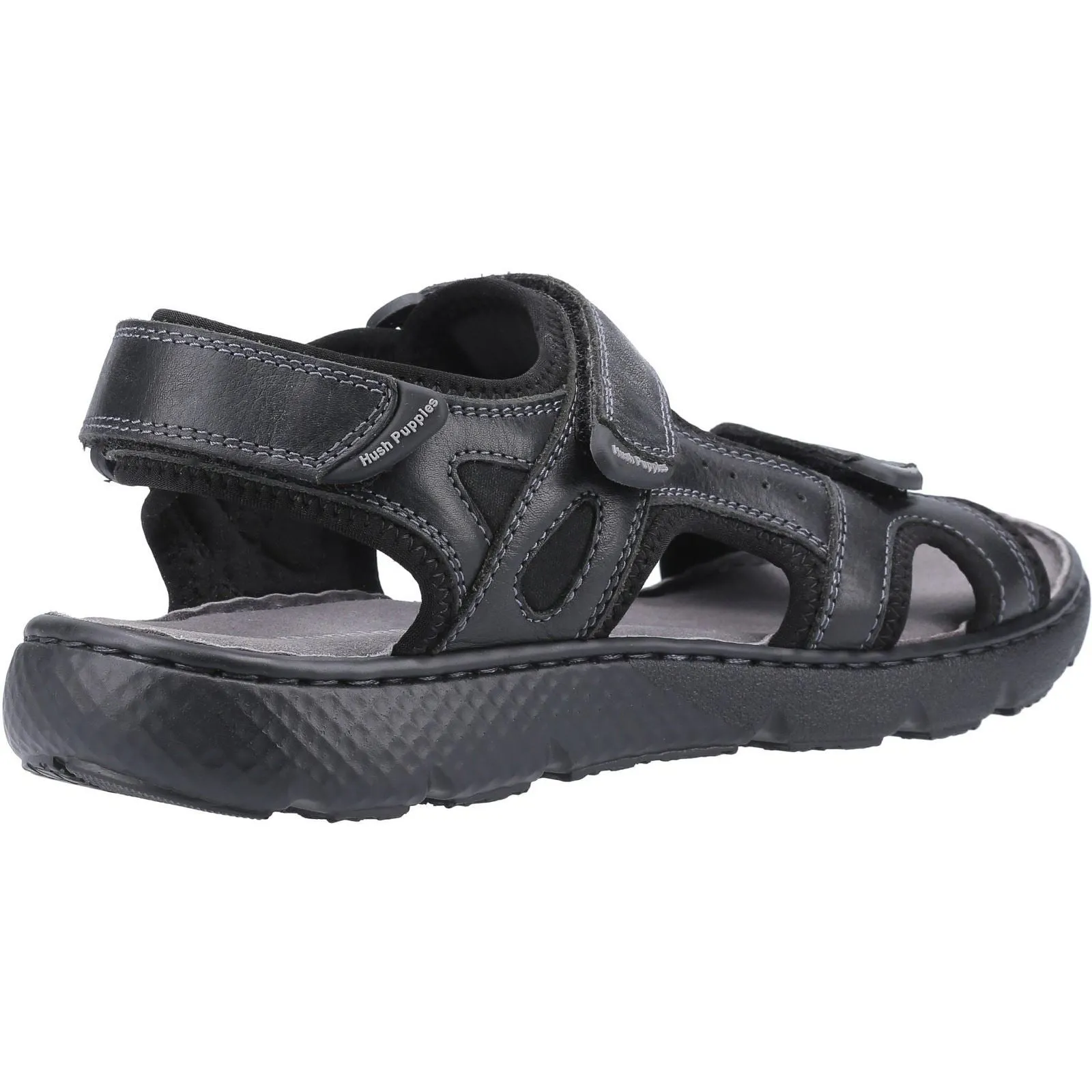 Hush Puppies Carter Strap Sandal Mens Summer in Black
