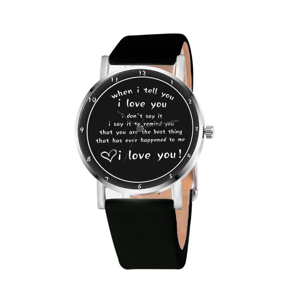 I Love You Watch