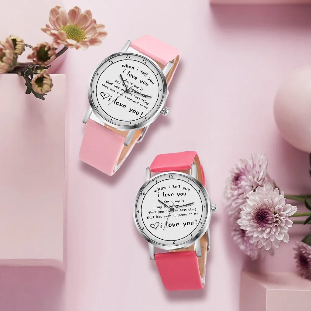 I Love You Watch
