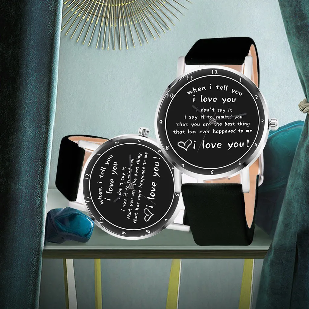 I Love You Watch