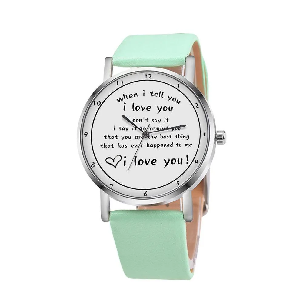 I Love You Watch