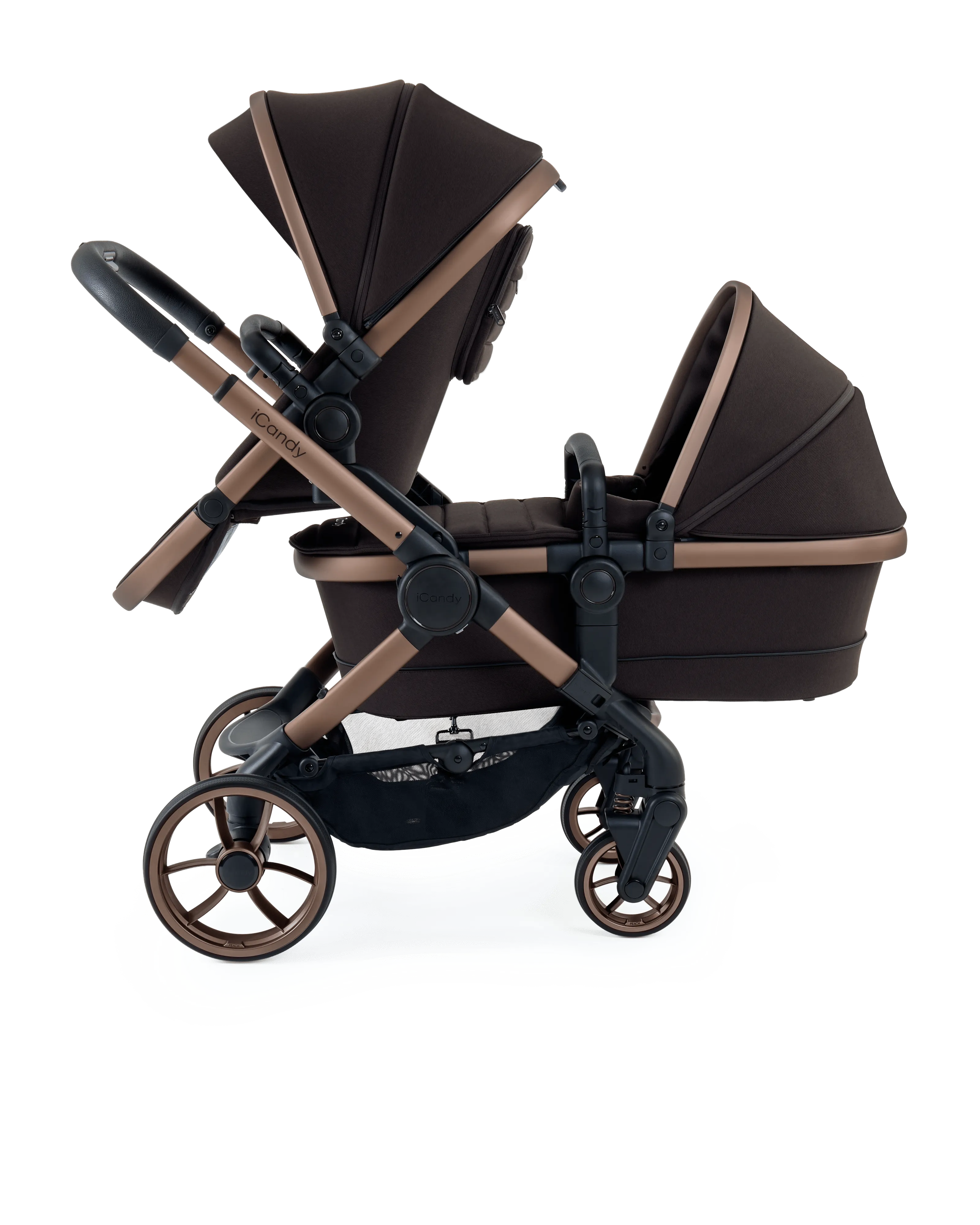 iCandy Peach 7 Double Pushchair - Pecan