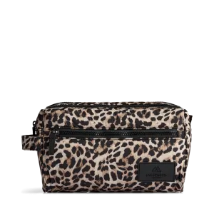 JosephineMBG Leopard Large Toiletry Bag, Recycled, Mega Puffer